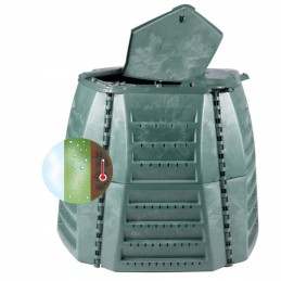 Ištisus metus veikiantis sodo komposteris 600 l termožvaigždė