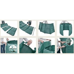 Ištisus metus veikiantis sodo komposteris 600 l termožvaigždė