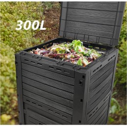 Vounot sodo komposteris, didelis kokybiškas, 300l