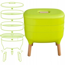 Namų balkono virtuvės komposteris 57 urbalive