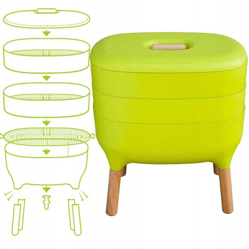 Namų balkono virtuvės komposteris 57 urbalive