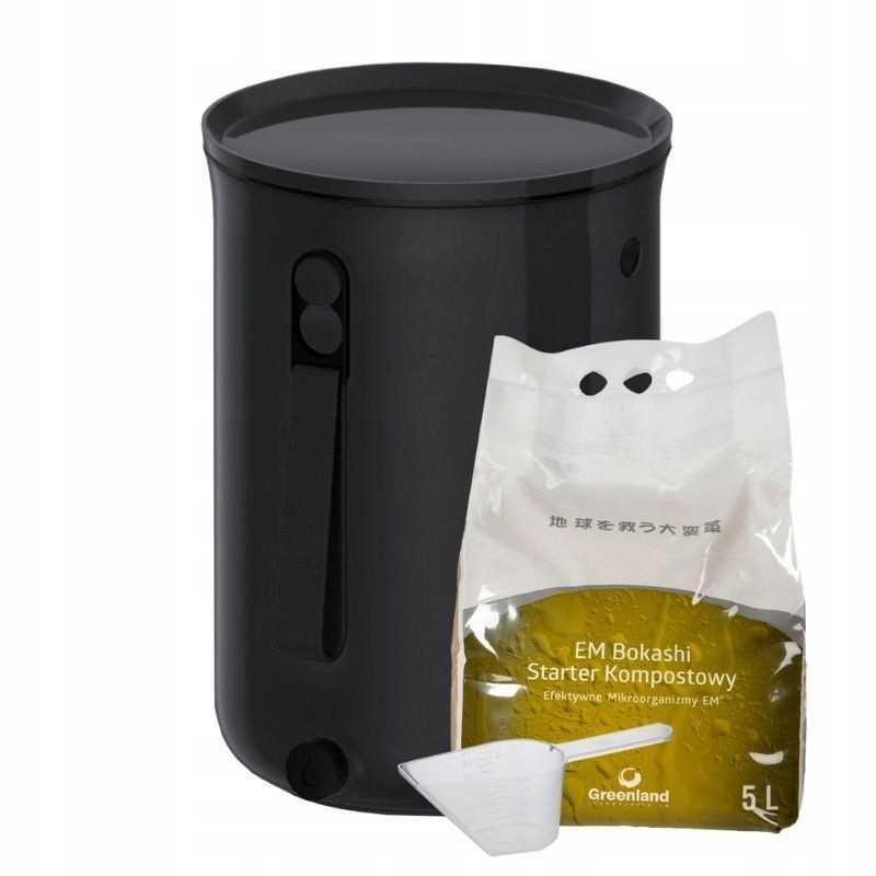 Organko 2 bokashi virtuvės komposterio rinkinys