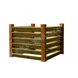 Unikalus medinis komposteris su dangteliu