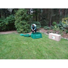 Tvirtas, šalčiui atsparus komposteris, 720l, 5 metų garantija