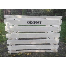 Stilingas medinis komposteris, 1000 litrų, ilgaamžis