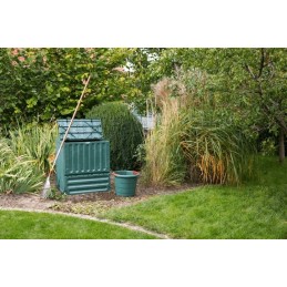 Eco-king sodo komposteris 600l, juodas, didelis, ilgaamžis