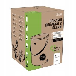 Organko 2 bokashi virtuvės komposterio rinkinys