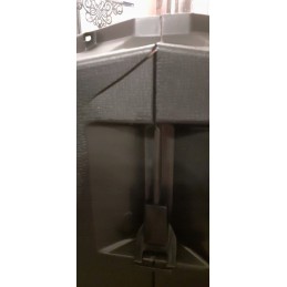 Prosperplast komposteris 1200l juodas 1980x719x826mm 3 segmentai