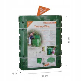 Aukščiausios kokybės sodo komposteris Thermo-king 400
