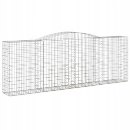 Kaarjas gabioonkorv 400x50x140/160 cm, tsingitud raud