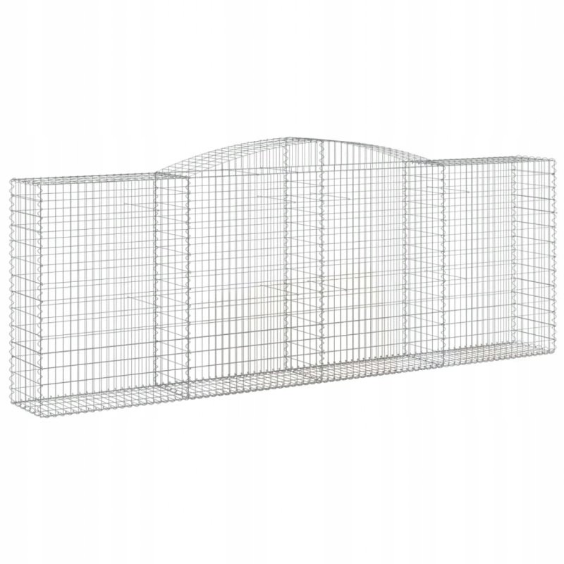 Kaarjas gabioonkorv 400x50x140/160 cm, tsingitud raud