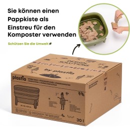 Komposteris namams, butui, virtuvei, balkonui, talpa: 30 litrų