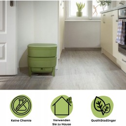 Komposteris namams, butui, virtuvei, balkonui, talpa: 30 litrų