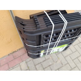 Modulinis sodo komposteris, juodas, ištisus metus, vienos kameros, didelis