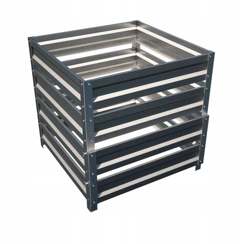 Botaninis gėlynas, stačiakampis, keturių lygių, cinkuotas