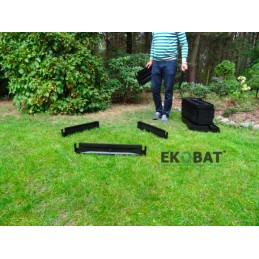 Atsparus šalčiui, ekologiškas komposteris, 1050 l, žolė, atliekos