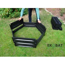 Atsparus šalčiui, ekologiškas komposteris, 1050 l, žolė, atliekos