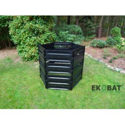 Atsparus šalčiui, ekologiškas komposteris, 1050 l, žolė, atliekos