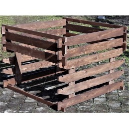 Medinis sodo komposteris, 1000 l, ištisus metus