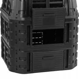 Sodo komposteris organinėms atliekoms 90 x 90 x 145 cm 1000 l