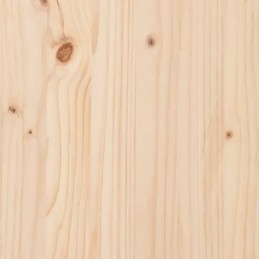 Planter with shelf, 111.5x111.5x81 cm, solid pine wood