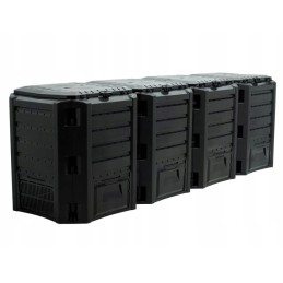 Prosperplast komposteris 1600l juodas 261x83x72cm