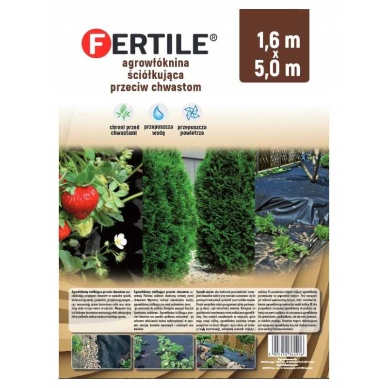 Derlinga nuo piktžolių mulčiavimo agrotekstilė 1,6 m x 5,0 m