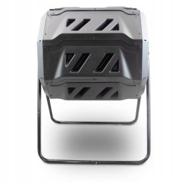 Būgninis komposteris sodui, dviejų dubenių, 160l, besisukantis bituxx