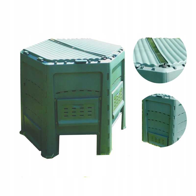 Thermoquick Express 800 žalias komposteris, 820l