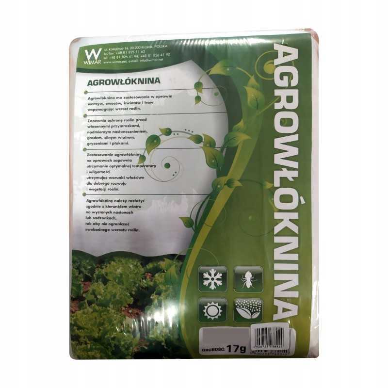 Agrotekstilė 1,6x5m 17g balta n.a