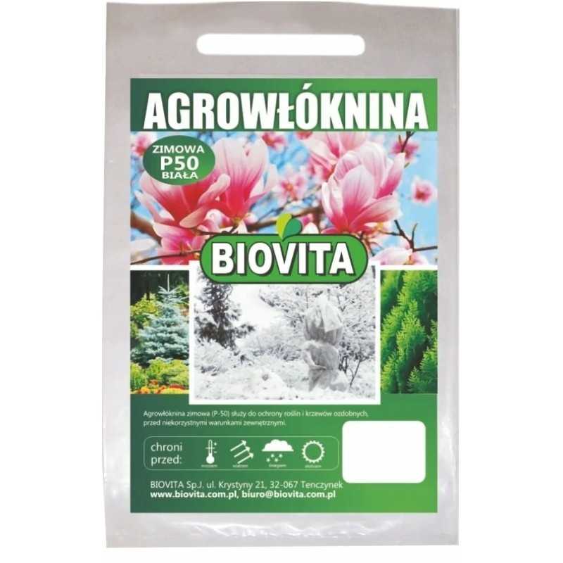 Žieminė agrotekstilė p-50 balta 1,6x5m biovita
