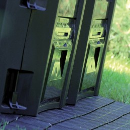 Sulankstomas modulinis komposteris, 1600l, atsparus šalčiui