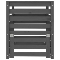 Pilkas komposteris 63 5x63 5x77 5 cm medžio masyvo