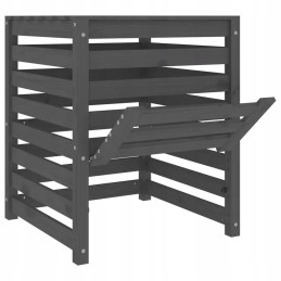 Pilkas komposteris 63 5x63 5x77 5 cm medžio masyvo