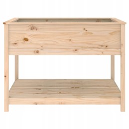 Flowerpot with shelf 1115x1115x81cm pine wood