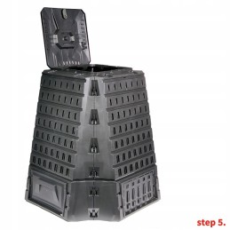 Biokomposteris 900l prosperplast ikbi500c