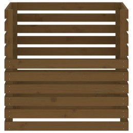 Medinis komposteris 80x80x78cm, medaus rudos spalvos