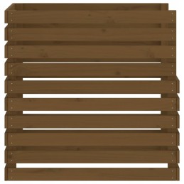 Medinis komposteris 80x80x78cm, medaus rudos spalvos