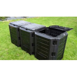 Sodo komposteris ecobat segmentuotas modulis compogreen 1200l juodas