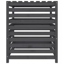 Medinis komposteris 82,5x82,5x99,5 cm, pilkas