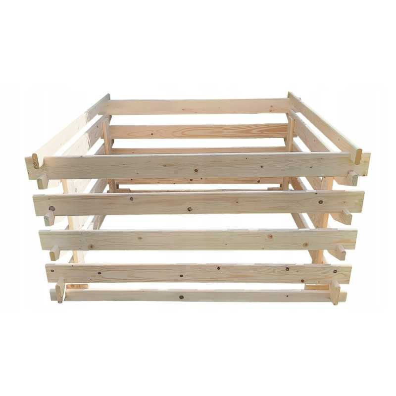 Sodo komposteris 750l, vidaron spalvos lapai