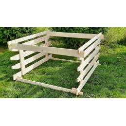 Sodo komposteris 750l, vidaron spalvos lapai