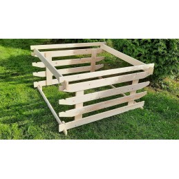 Sodo komposteris 750l, vidaron spalvos lapai