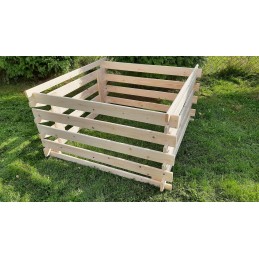 Sodo komposteris 750l, vidaron spalvos lapai