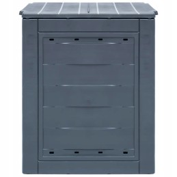 Sodo komposteriai iš rotango, pilki, 60x60x73 cm, 260l