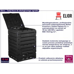 Ar jums įdomu, kaip efektyviai organines atliekas paversti vertingu kompostu? Susipažinkite su okiro 4x – viengubu sodo komposte