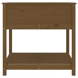 Vidaxl lillepott polka meepruuniga 82 5x82 5x81 cm männipuit