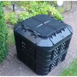 Modulinis komposteris 600l juodas g-comp Polikas