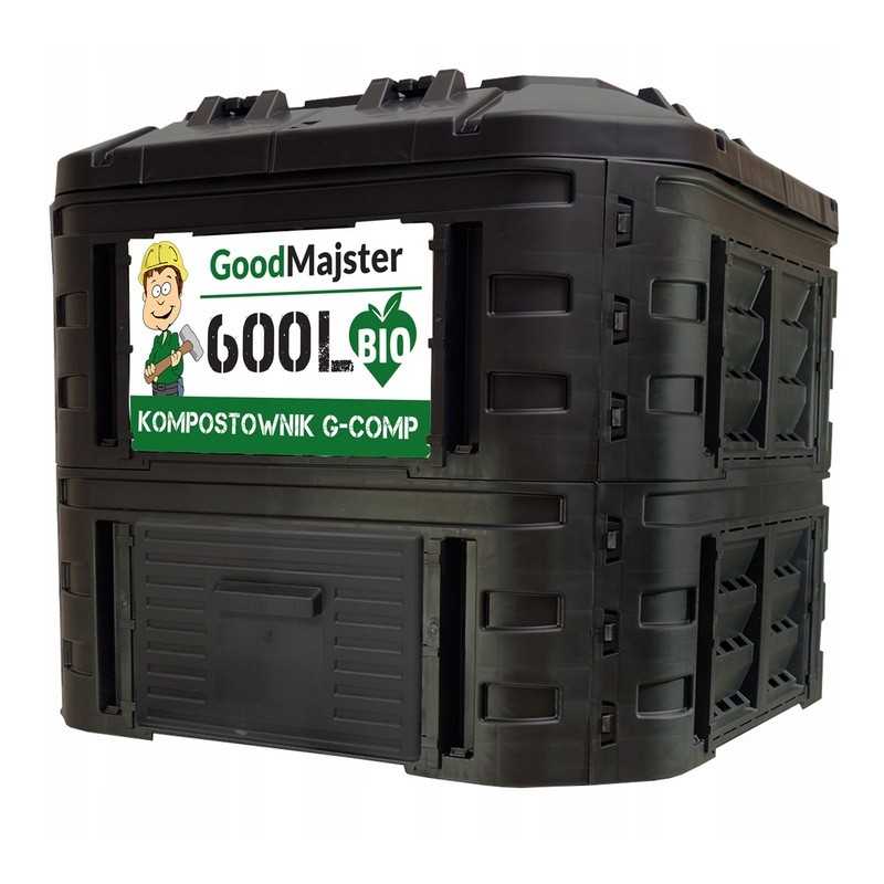 Modulinis komposteris 600l juodas g-comp Polikas