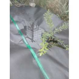 Lenkiškas, labai storas agrotekstilės pluoštas stiprus premium metrais 0,8x1m 150g, juodas